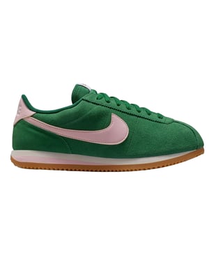 Nike Cortez-suède sneakers voor dames (Groen/roze)