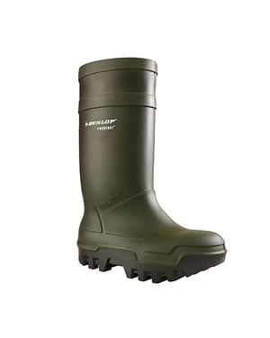 Dunlop Volwassenen Unisex Purofort Thermo Plus Full Safety Wellies (Groen)