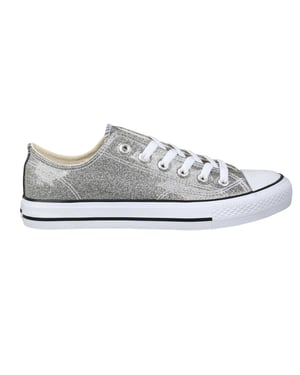 SoulCal Dames Canvas Ballerina's (Zilver)