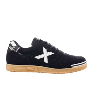 Munich Heren G3 Profit Futsal Plat zaalvoetbalschoenen (Zwart, Wit)