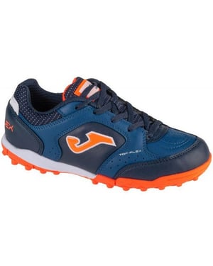 Joma Kinder/Kids Top Flex 2433 Voetbal Kunstgras Voetbalschoenen (Marineblauw/Oranje)