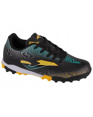 Joma Evolution kunstgras voetbalschoenen voor kinderen (ZWART/GEEL)