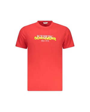 Ice Iceberg Beachwear Logo Röd T-shirt