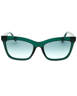 Ik Ben Dol Op De Groene Aqua Zonnebril Van Moschino