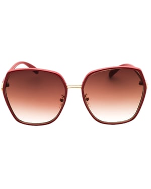 Guess Gradient Brown Lens Shiny Red Sunglasses