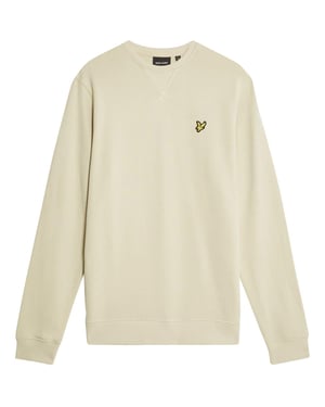 Lyle & Scott Heren Sweatshirt met Geborduurd Logo (Grijs Taupe)