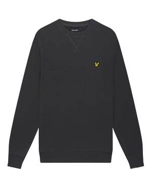 Lyle & Scott Heren Sweatshirt met Geborduurd Logo (Gunmetal Grijs)