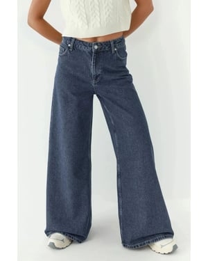 Hoge Taille Wijde Pijpen Jeans