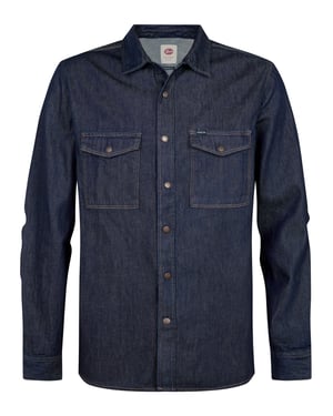 Petrol Industries - Heren Denim overhemd met lange mouwen forgestate - Blauw