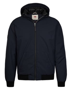Petrol Industries - Heren Gewatteerd bomberjack met capuchon steelstation - Blauw