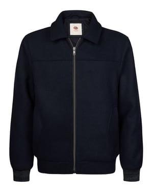Petrol Industries - Heren Wollen mix bomberjack millvalley - Blauw