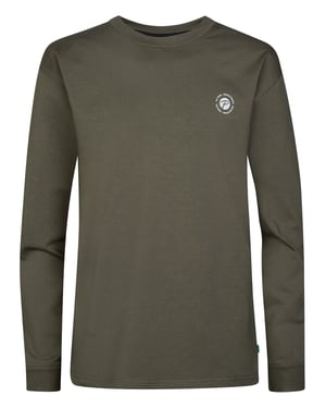 Petrol Industries - Jongens Longsleeve T-shirt met print Milllake - Grijs