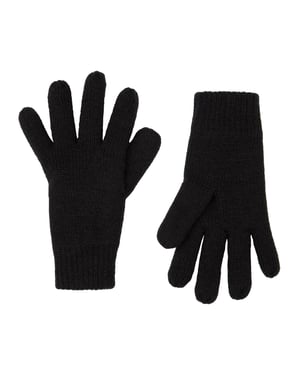 Petrol Industries - Jongens Ribgebreide handschoenen steelport - Zwart