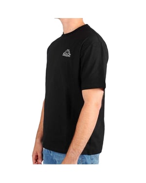 Kappa Katoenen heren-T-shirt (Zwart)
