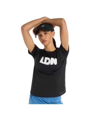 New Balance Dames/Dames Ademend T-shirt (Zwart)
