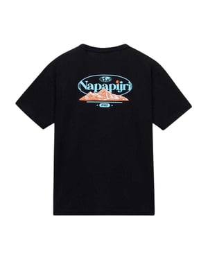 Napapijri Grafisch T-shirt voor heren (Zwart)