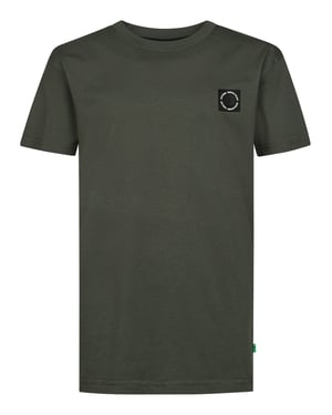 Petrol Industries - Jongens Relaxed katoenen T-shirt millpath - Grijs