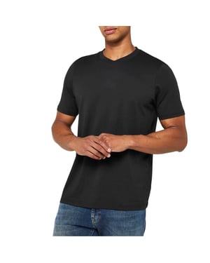 Donnay Heren T-shirt van katoenmix (3-pack) (Zwart)