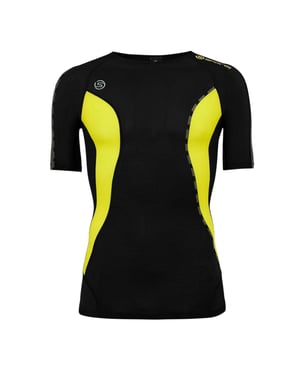 Skins Lichtgewicht compressieshirt voor heren (Zwart)