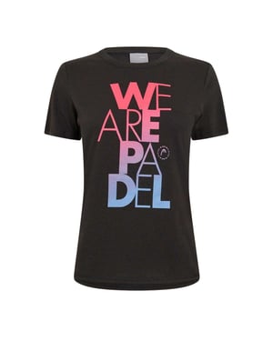 Head Dames/Dames vet T-shirt (Zwart)