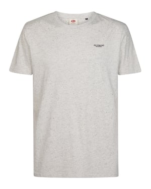 Petrol Industries - Heren Gemêleerd jersey T-shirt irving - Wit