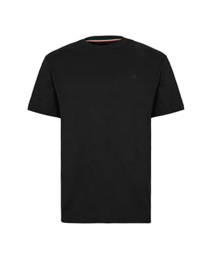 Replay Heren Tonal Logo Jersey Crew Neck T-Shirt (Zwart)