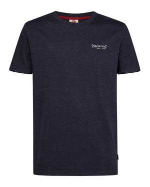 Petrol Industries - Heren T-shirt van katoenmix kendall - Blauw
