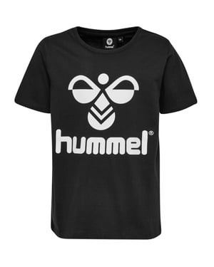 Hummel Kinder/Kinder Logo Crew Hals T-shirt (Zwart)