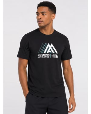 The North Face Mens Mountain Athletics T Shirt in Black