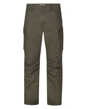 Petrol Industries - Heren Plus Size Cargo broek met rechte pijpen cooper - Groen