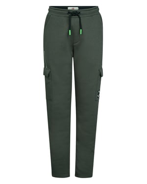 Petrol Industries - Jongens Fleece cargo joggingbroek forgebay - Grijs