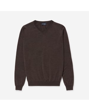Oliver Sweeney Merino Wool V-Neck Jumper