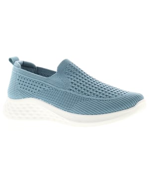 Focus Womens Lightweight Trainers Esme Slip On blue