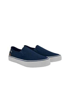 Bench Dalton Canvas Slip On Heren Sneakers in Navy