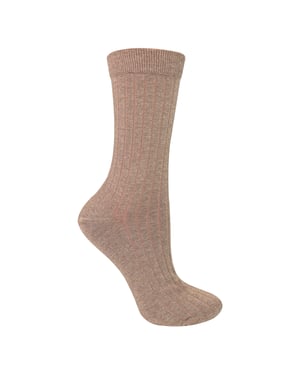Ladies Organic Cotton Camel Wool Socks - Soft Warm Natural Breathable Socks
