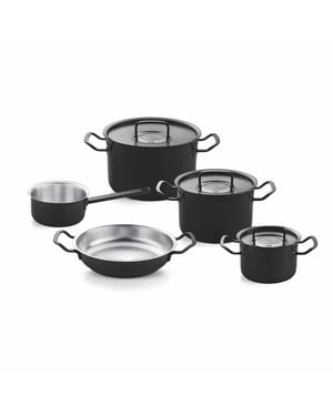 Fissler Original-profi collection® shadow line 5 delig set pannenset zwart