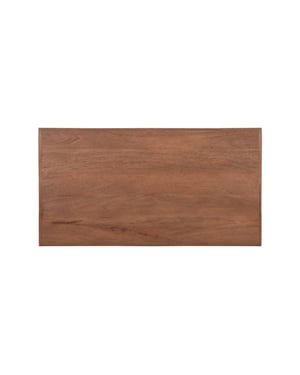 LABEL51 - Eetkamertafel Tafelblad Straight Edge - Bruin - 70x120x5cm