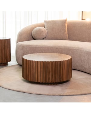 LABEL51 - Salontafel Novan - Bruin - 70x70x34cm