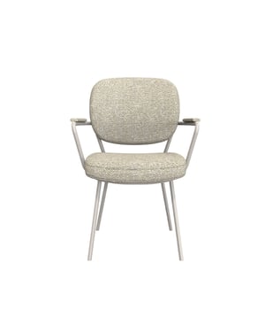 LABEL51 - Eetkamerstoel Lausanne - Beige - 64x61x89cm