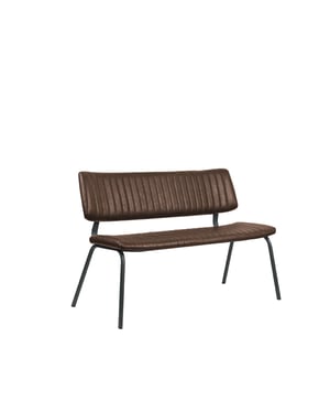 LABEL51 - Eetkamerbanken Gusto - Bruin - 63x120x81cm