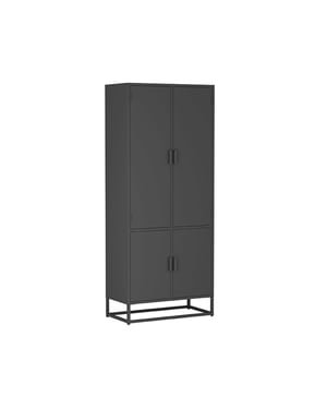 LABEL51 - Bergkasten Luff - Zwart - 40x80x190cm