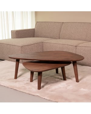 LABEL51 - Salontafel Gregg - Bruin - 64x110x38cm