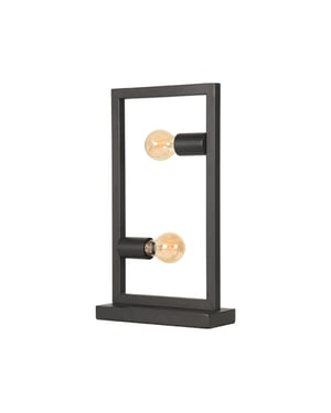 LABEL51 - Tafellamp Quadrato - Zwart - 10x20x45cm