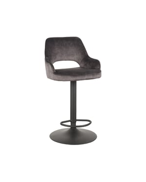 LABEL51 - Barstoel Fer - Grijs - 52x50x110cm