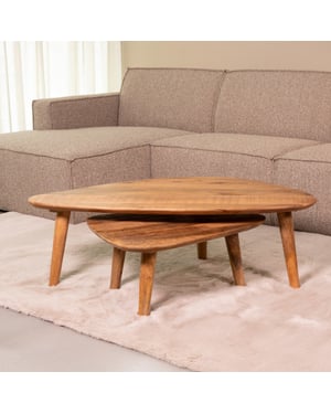 LABEL51 - Salontafel Gregg - Beige - 64x110x38cm