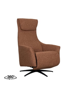 LABEL51 - Fauteuil Lund - Rood - 83x74x112cm