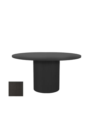LABEL51 - Eetkamertafel Oliva - Zwart - 130x150x78cm