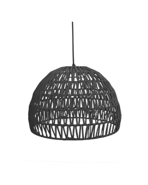 LABEL51 - Hanglamp Rope - Zwart - 50x50x30cm