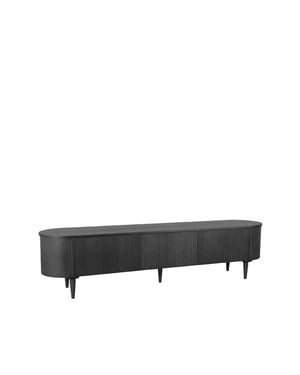 LABEL51 - Tv-Meubels Oliva - Zwart - 47x220x55cm
