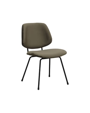 LABEL51 - Eetkamerstoel Bello - Hunter - 58x48x82cm - Set van 2